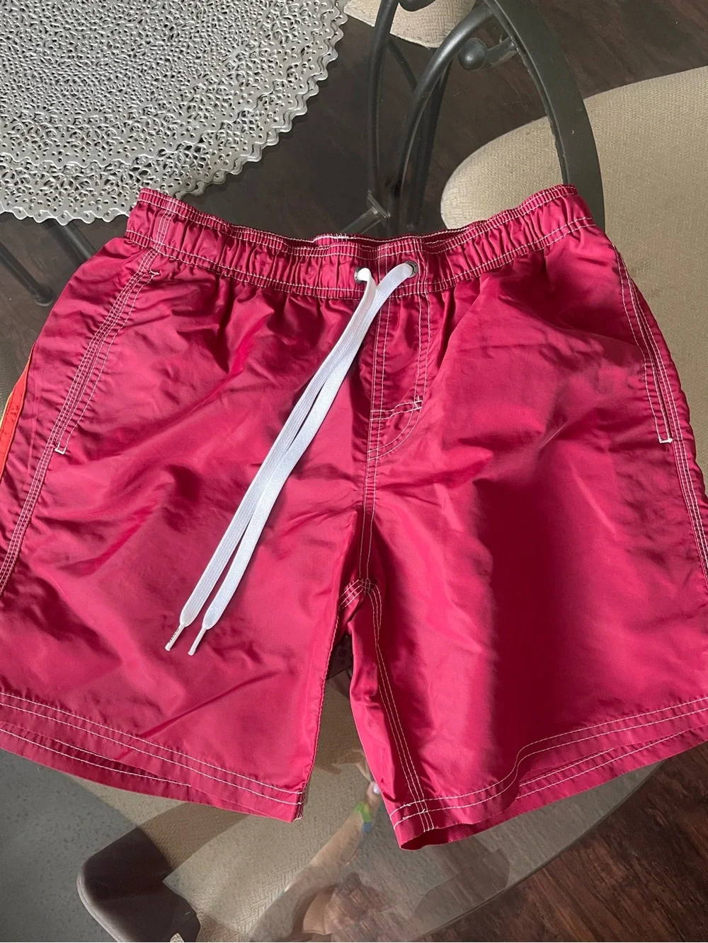 Sundek Men's Red Swim Trunks Regular Fit 14